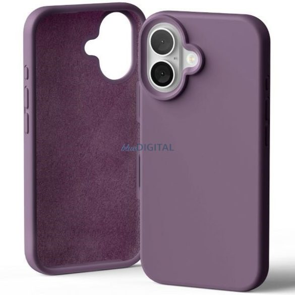 Mercury Silicone tok iPhone 16 - lila