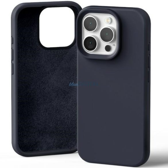 Mercury Silicone tok iPhone 16 Pro - tengerészkék