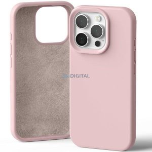 Mercury Silicone tok iPhone 16 Pro - halvány rózsaszín