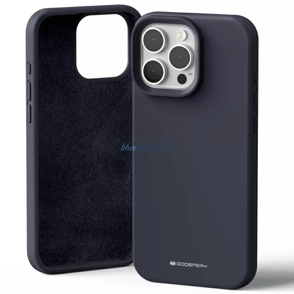 Mercury Silicone tok iPhone 16 Pro Max - tengerészkék