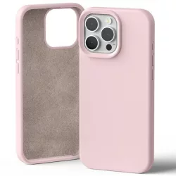   Mercury Silicone tok iPhone 16 Pro Max - halvány rózsaszín
