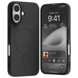   Mercury Semi-Silicone MagSafe-kompatibilis tok iPhone 16 - fekete