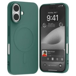   Mercury Semi-Silicone MagSafe-kompatibilis tok iPhone 16 - zöld
