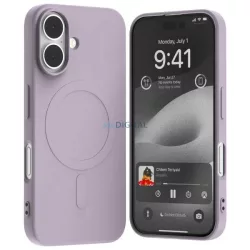  Mercury Semi-Silicone MagSafe-kompatibilis tok iPhone 16 - lila