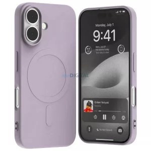 Mercury Semi-Silicone MagSafe-kompatibilis tok iPhone 16 - lila