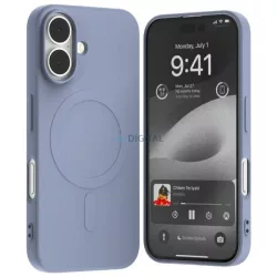   Mercury Semi-Silicone MagSafe-kompatibilis tok iPhone 16 - lila