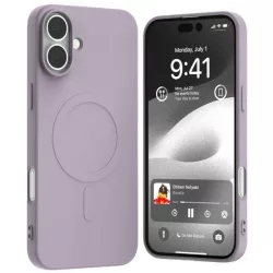   Mercury Semi-Silicone MagSafe-kompatibilis tok iPhone 16 Plus - lila