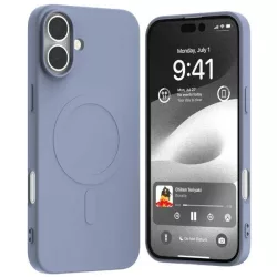   Mercury Semi-Silicone MagSafe-kompatibilis tok iPhone 16 Plus - lila