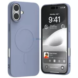   Mercury Semi-Silicone MagSafe-kompatibilis tok iPhone 16 Plus - lila