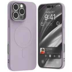   Mercury Semi-Silicone MagSafe-kompatibilis tok iPhone 16 Pro Max - lila