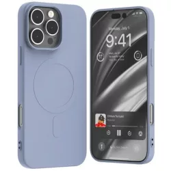   Mercury Semi-Silicone MagSafe-kompatibilis tok iPhone 16 Pro Max - lila