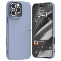   Mercury Semi-Silicone MagSafe-kompatibilis tok iPhone 16 Pro Max - lila