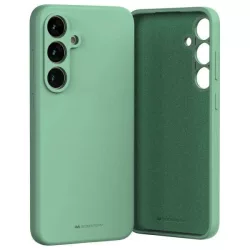 Mercury Silicone tok Samsung Galaxy S24 FE - zöld