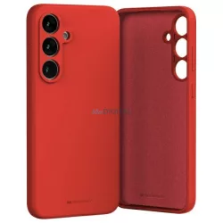 Mercury Silicone tok Samsung Galaxy S24 FE - piros