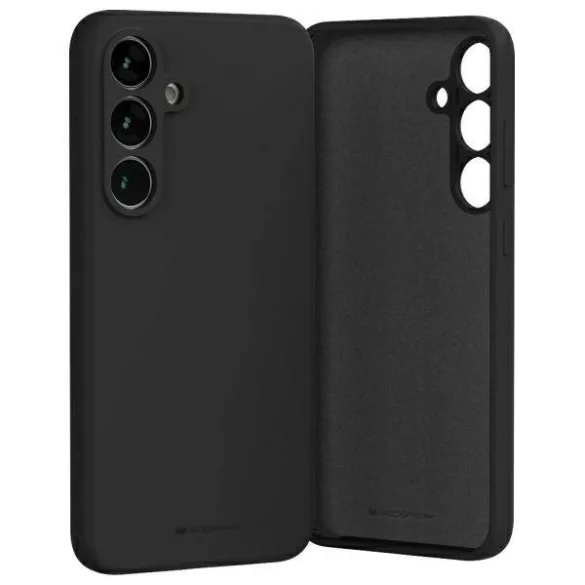 Mercury Silicone tok Samsung Galaxy S24 FE - fekete