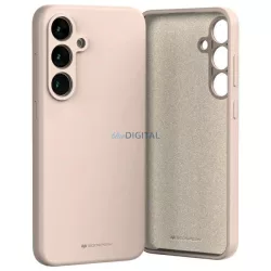   Mercury Silicone tok Samsung Galaxy S24 FE - pasztell rózsaszín