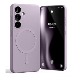   Mercury Semi-Silicone MagSafe-kompatibilis tok Samsung Galaxy S25 - orgonalila