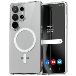   Mercury Jelhard MagSafe-kompatibilis tok Samsung Galaxy S25 Ultra - átlátszó