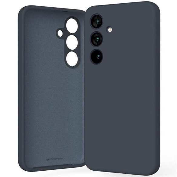 Mercury Silicone tok Samsung Galaxy S25 - tengerészkék