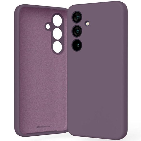 Mercury Silicone tok Samsung Galaxy S25 - lila