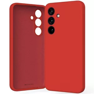 Mercury Silicone tok Samsung Galaxy S25 - piros