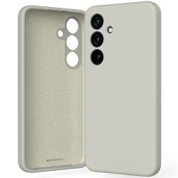 Mercury Silicone tok Samsung Galaxy S25 - bézs