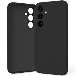 Mercury Silicone tok Samsung Galaxy S25 Plus - fekete