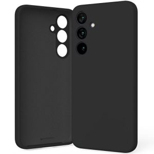 Mercury Silicone tok Samsung Galaxy S25 Plus - fekete