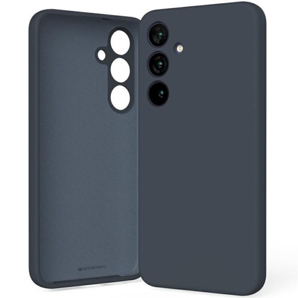 Mercury Silicone tok Samsung Galaxy S25 Plus - tengerészkék