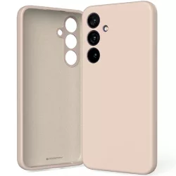   Mercury Silicone tok Samsung Galaxy S25 Plus - világos rózsaszín