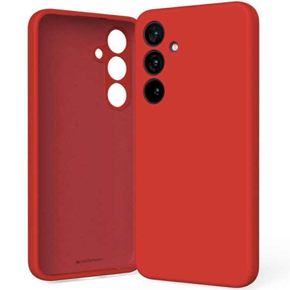 Mercury Silicone tok Samsung Galaxy S25 Plus - piros