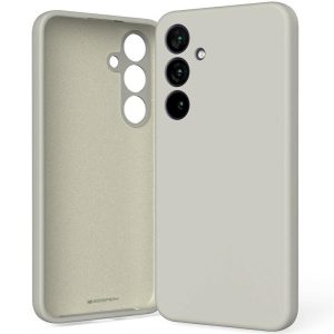 Mercury Silicone tok Samsung Galaxy S25 Plus - bézs