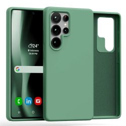 Mercury Silicone tok Samsung Galaxy S25 Ultra - zöld