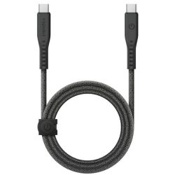   ENERGEA kabel Flow USB-C - USB-C 1.5m fekete 240W 5A PD Gyorstöltés