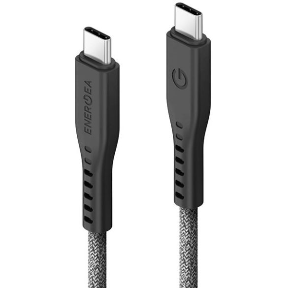 ENERGEA kabel Flow USB-C - USB-C 1.5m fekete 240W 5A PD Gyorstöltés