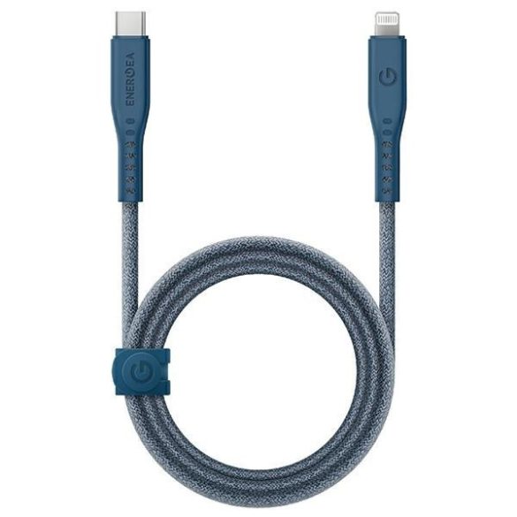 ENERGEA kabel Flow USB-C - Lightning C94 MFI 1.5m kék 60W 3A PD gyorstöltés