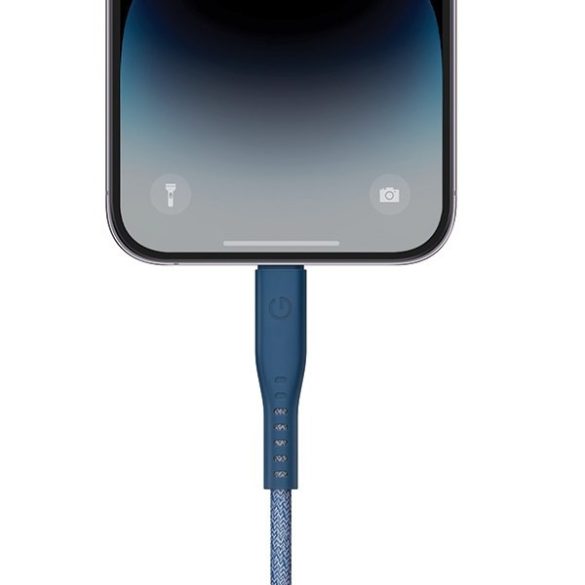 ENERGEA kabel Flow USB-C - Lightning C94 MFI 1.5m kék 60W 3A PD gyorstöltés