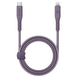   ENERGEA kabel Flow USB-C - Lightning C94 MFI 1.5m lila 60W 3A PD gyorstöltés