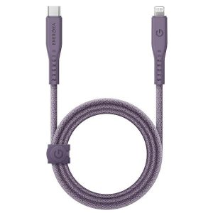 ENERGEA kabel Flow USB-C - Lightning C94 MFI 1.5m lila 60W 3A PD gyorstöltés