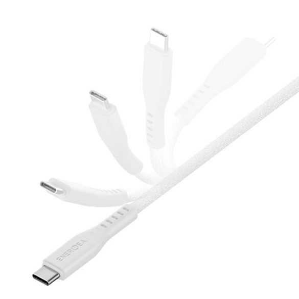 ENERGEA kabel Flow USB-C - Lightning C94 MFI 1,5m fehér 60W 3A PD gyorstöltés