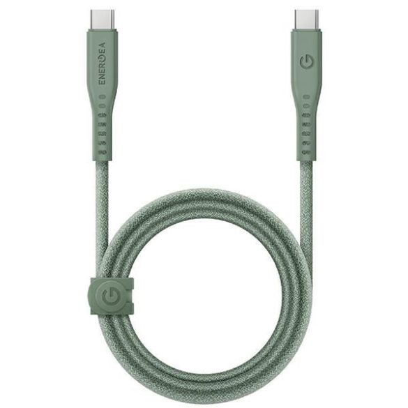 ENERGEA kabel Flow USB-C - USB-C 1.5m zöld 240W 5A PD Fast Charge