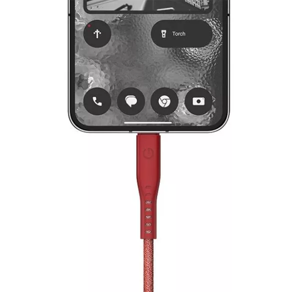 ENERGEA kabel Flow USB-C - USB-C 1.5m piros 240W 5A PD gyorstöltés