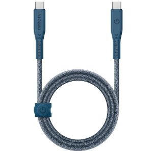 ENERGEA kabel Flow USB-C - USB-C 1.5m kék 240W 5A PD gyorstöltés