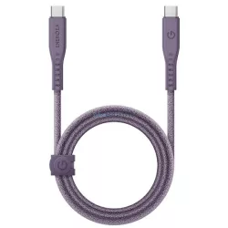   ENERGEA kabel Flow USB-C - USB-C 1.5m lila 240W 5A PD gyorstöltés