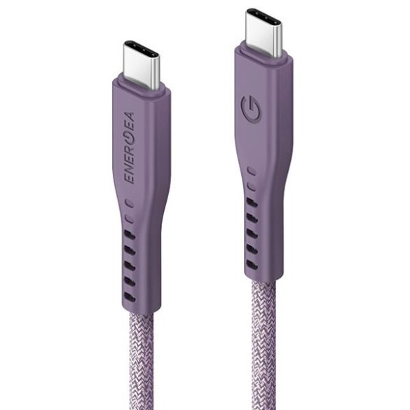 ENERGEA kabel Flow USB-C - USB-C 1.5m lila 240W 5A PD gyorstöltés