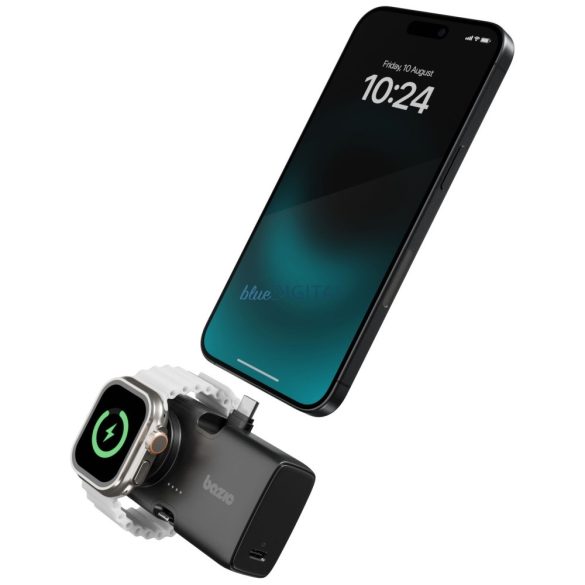 PowerBank 3in1 Bazic Koda 5000mAh PD20W USB-C / Lightning fekete