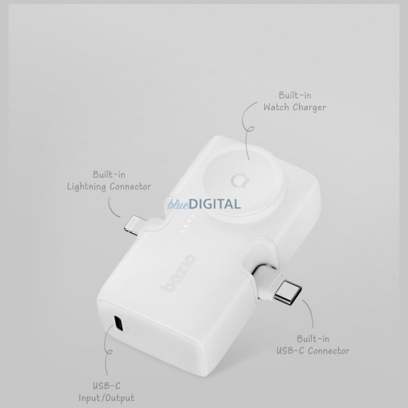 PowerBank 3in1 Bazic Koda 5000mAh PD20W USB-C / Lightning fekete