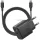 Energea Bazic Goport Velox Kit GaN hálózati töltő 1x USB-C 1x USB-A 35W kábellel - fekete