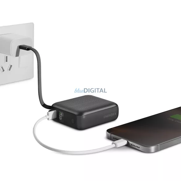 PowerBank Energea Integra Mini 35 10000mAh kábelUSB-C PD35W szürke