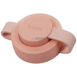   Bazic GoMag Trio 2 3 az 1-ben 15 W-os mágneses vezeték nélküli töltő iPhone/Watch/AirPods készülékekhez, rózsaszín